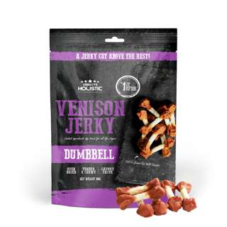 Absolute Holistic Jerky Ingredient Dog Treat Salmon Dumbbell