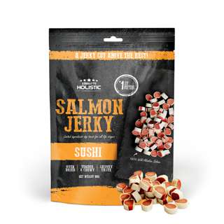 Absolute Holistic Jerky Ingredient Dog Treat Salmon Sushi Absolute Holistic Jerky Ingredient Dog Treat Salmon Sushi
