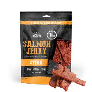Absolute Holistic Jerky Ingredient Dog Treat Salmon Steak