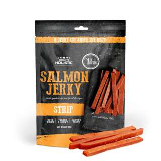 Absolute Holistic Jerky Ingredient Dog Treat Salmon Strip