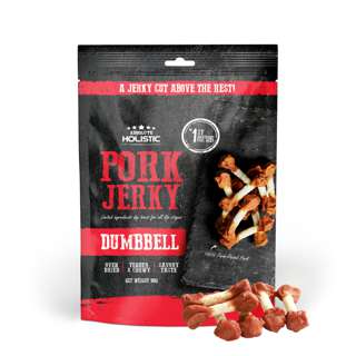 Absolute Holistic Jerky Ingredient Dog Treat Pork Dumbbell