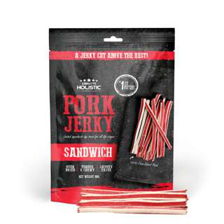 Absolute Holistic Jerky Ingredient Dog Treat Pork Sandwich