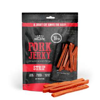 Absolute Holistic Jerky Ingredient Dog Treat Pork Strip