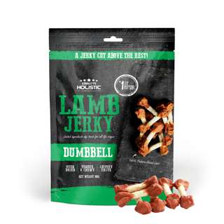 Absolute Holistic Jerky Ingredient Dog Treat Lamb Dumbbell
