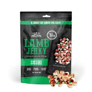Absolute Holistic Jerky Ingredient Dog Treat Lamb Sushi