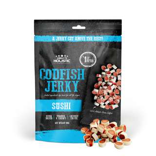 Absolute Holistic Jerky Ingredient Dog Treat Codfish Sushi