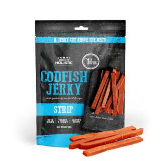 Absolute Holistic Jerky Ingredient Dog Treat Codfish Strip