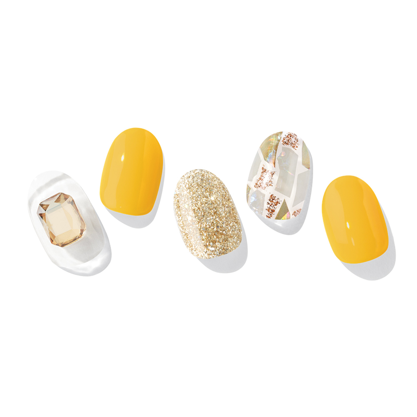 Ohora N Sunny Day Manicure Semi-cured Gel Nail Strips NP-062