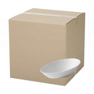 eco u Sugarcane Canape Plate - Oval 100% Biodegradable (Ctn)