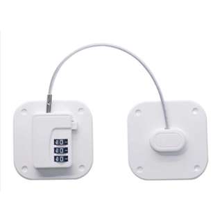 Puritywhite White Window Fridge Safety Coded Lock Baby