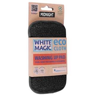 White Magic Eco Cloth Anti-Bacterial Washing Up Pad Midnight