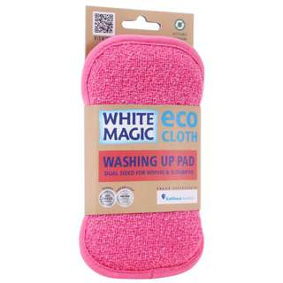 White Magic Eco Cloth Anti-Bacterial Washing Up Pad - Rose