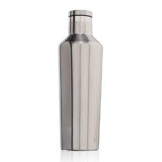 Corkcicle 16oz Canteen Insulated Water Bottle - Brushed Steel