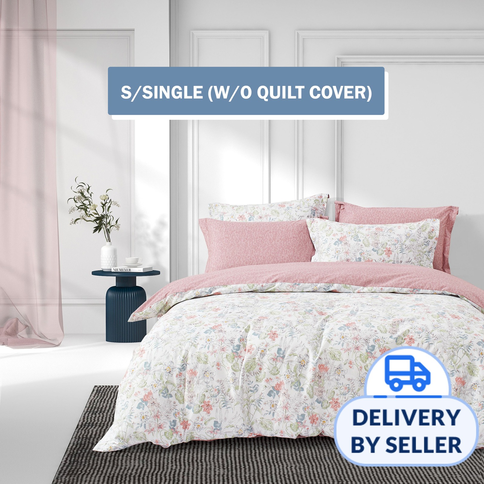 Epitex CP2127 Cotton Printed Fitted Sheet Super Single NTUC FairPrice