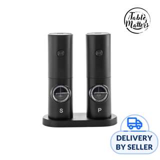 TABLE MATTERS TwistFree Electric Salt and Pepper Mill Set