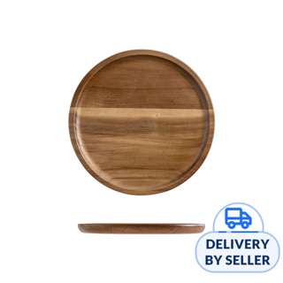 TABLE MATTERS SHIBUMI 8 inch Acacia Wooden Round Plate
