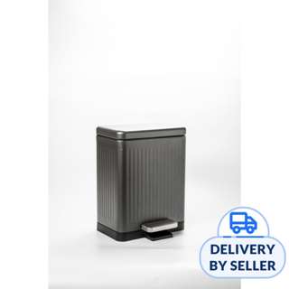 HOUZE HOUZE - 10L MIRA Matte Rectangle Step Bin (Grey)