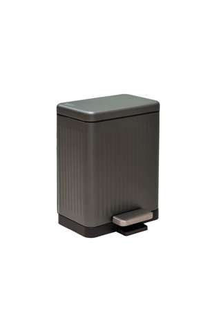 HOUZE HOUZE - 10L MIRA Matte Rectangle Step Bin (Grey)