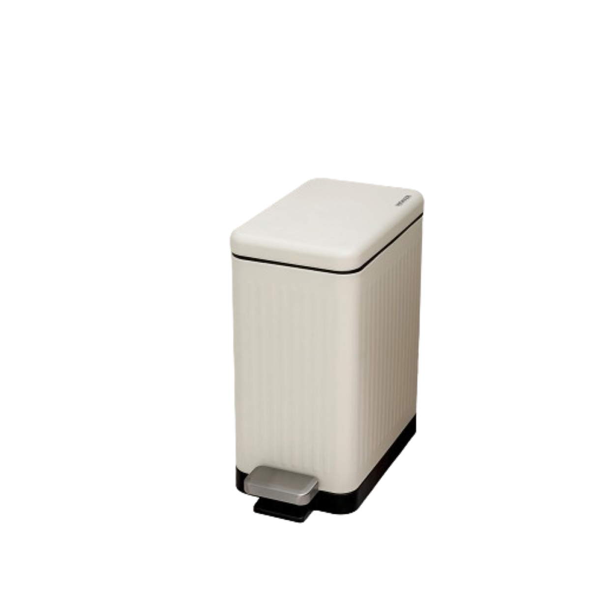 HOUZE HOUZE - 10L MIRA Matte Slim Step Bin (White)