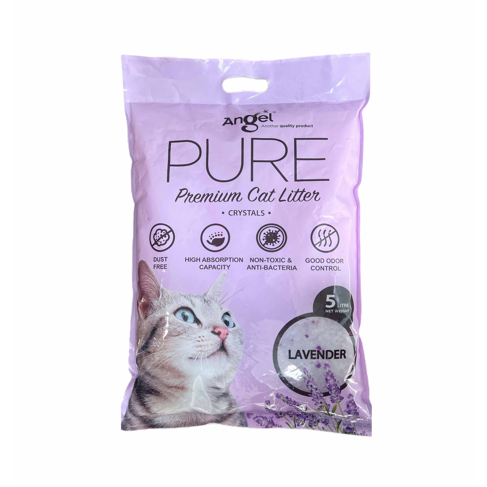 Angel Pure Crystals Cat Litter - Lavender