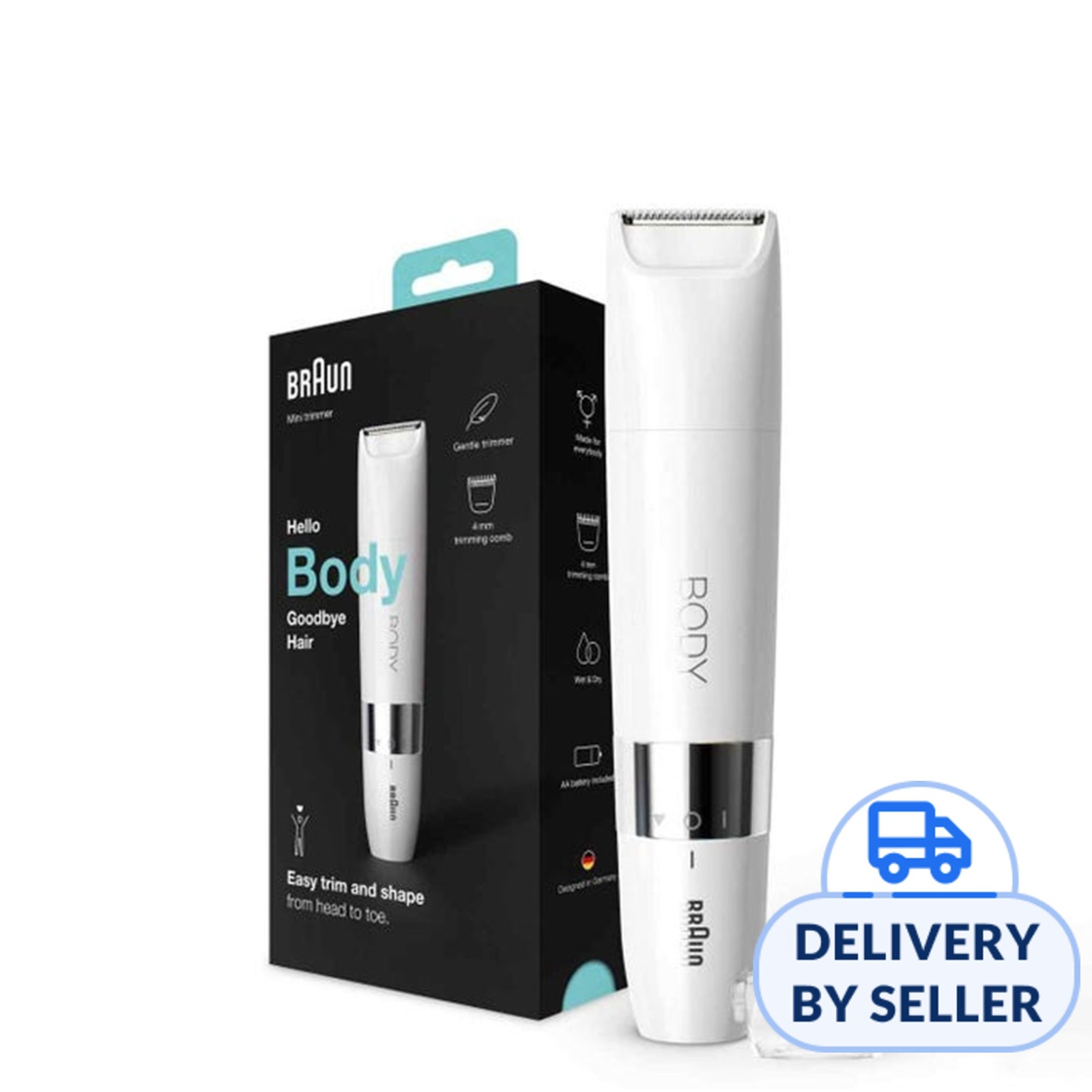 Braun BS 1000 Body Mini Trimmer Hair Removal | NTUC FairPrice