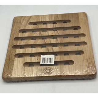 Dophin Collection Square Wooden Trivet (L)