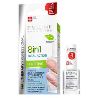 Eveline Nail Therapy 8 In 1 Total Action Sensitive Nail Eveline Nail Therapy 8 In 1 Total Action Sensitive Nail