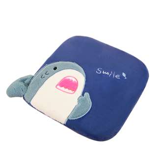 Sweet Home Memory Foam 3D Square Cushion - Blue Shark