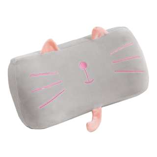 Sweet Home Memory Foam Lumbar Waist Cushion - Grey Cat