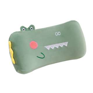 Sweet Home Memory Foam Lumbar Waist Cushion - Green Dinosaur