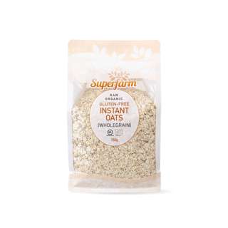 Superfarm Raw Organic Gluten-Free Instant Oats (Wholegrain) Superfarm Raw Organic Gluten-Free Instant Oats (Wholegrain)