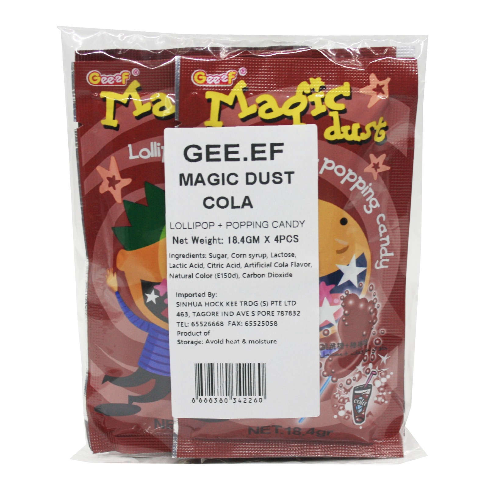 Gee.ef Magic Dust Candy (Grape) 40 Pieces | NTUC FairPrice