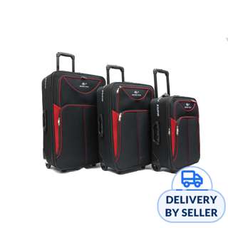 20/24/28'' Softside Expandable Fabric Luggage - Red