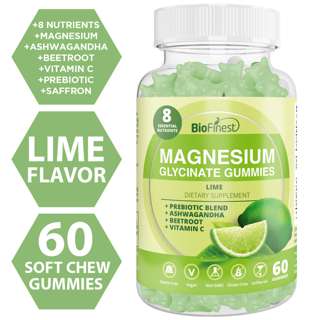Biofinest Magnesium Glycinate Gummy Supplement Ashwagandha