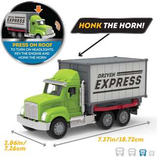 Driven by Battat Micro Container Truck