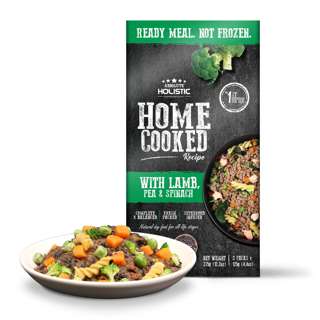 Absolute Holistic Home Cooked Dog Food Lamb,Peas,Spinach