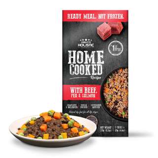 Absolute Holistic Home Cooked Recipe Dog Food Beef,Peas,Salmo