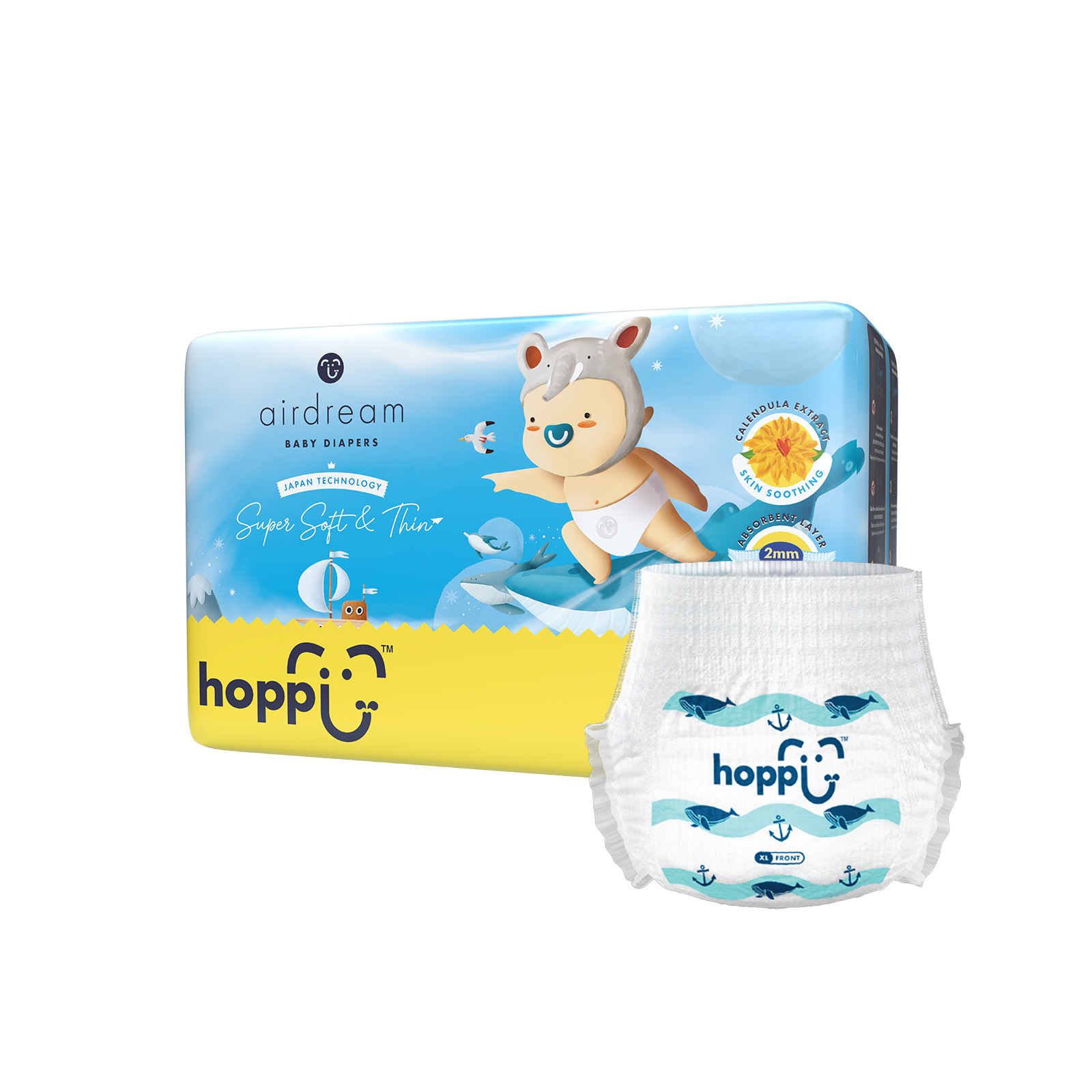 Hoppi AirDream Baby Diapers Pants XL