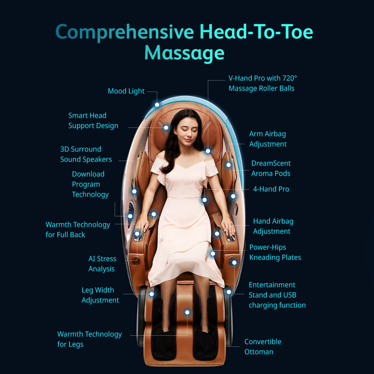 OSIM uDream Pro Well-Being Chair Black NTUC FairPrice