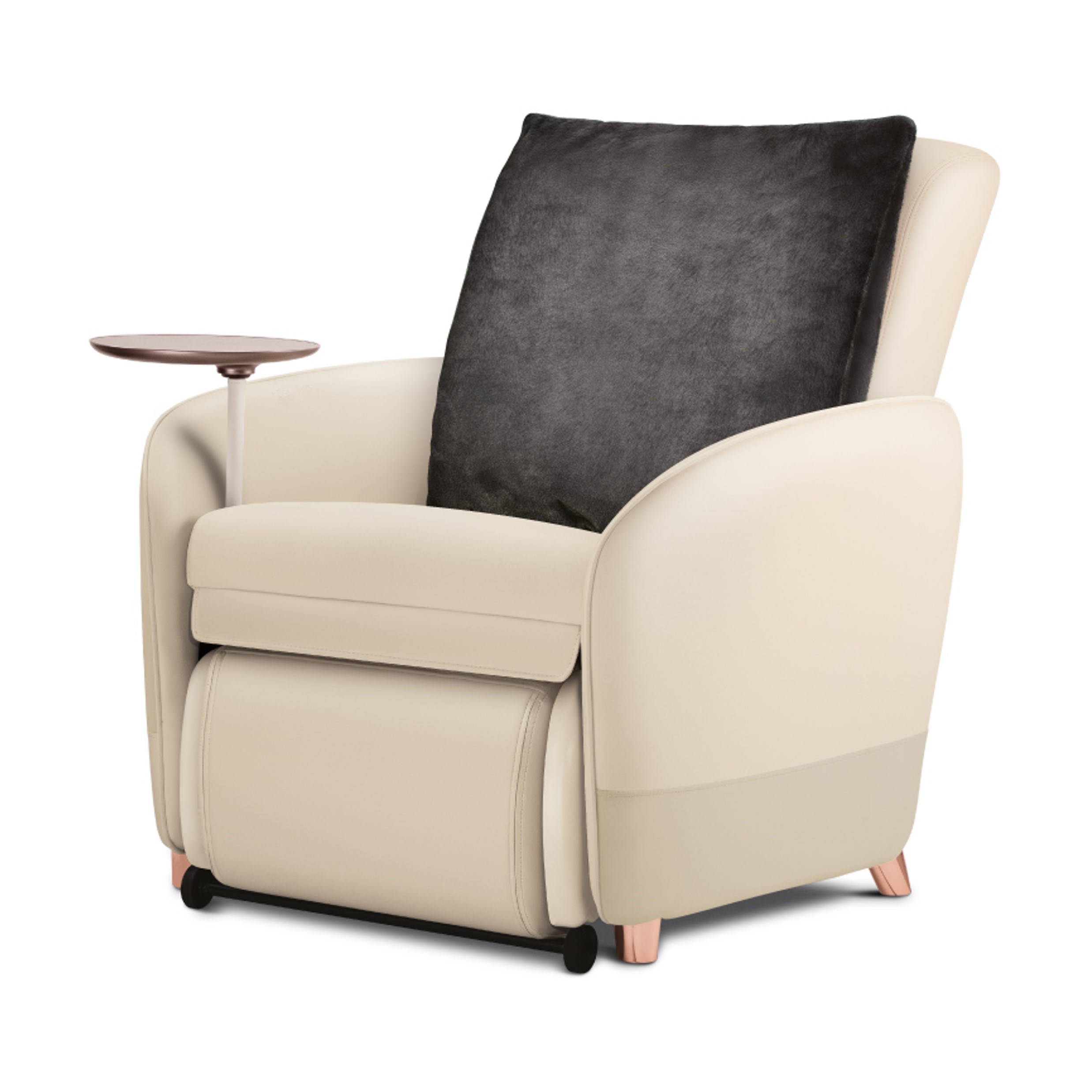 OSIM uDiva 3 Plus (Ivory) Smart Sofa + Faux Fur Cover NTUC FairPrice