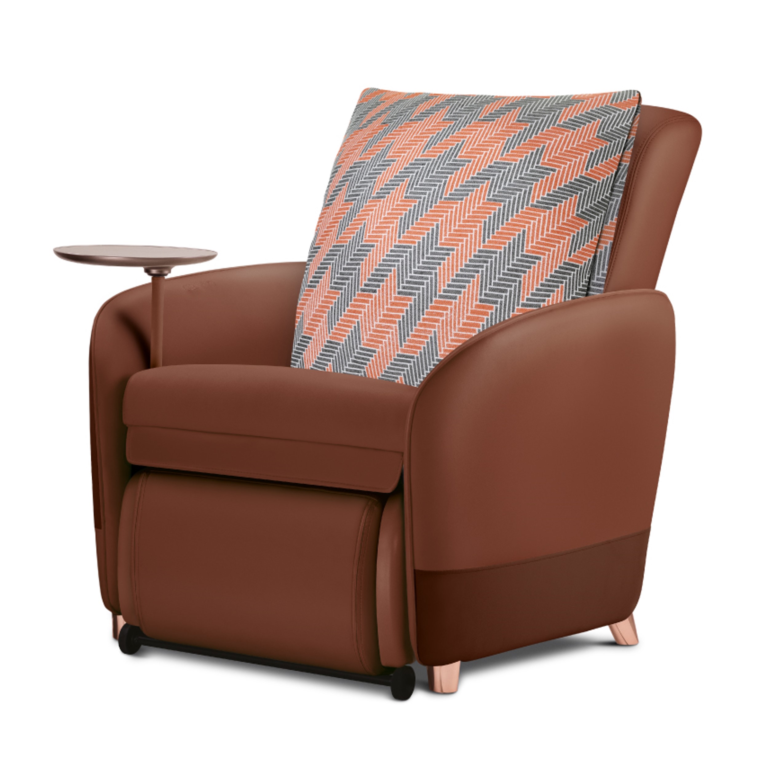 OSIM uDiva 3 Plus (Brown) Smart Sofa + O. Houndstooth Cover NTUC
