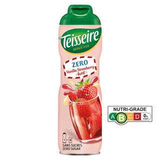 Mathieu Teisseire Kids Zero Sugar Syrup - Strawberry Vanilla
