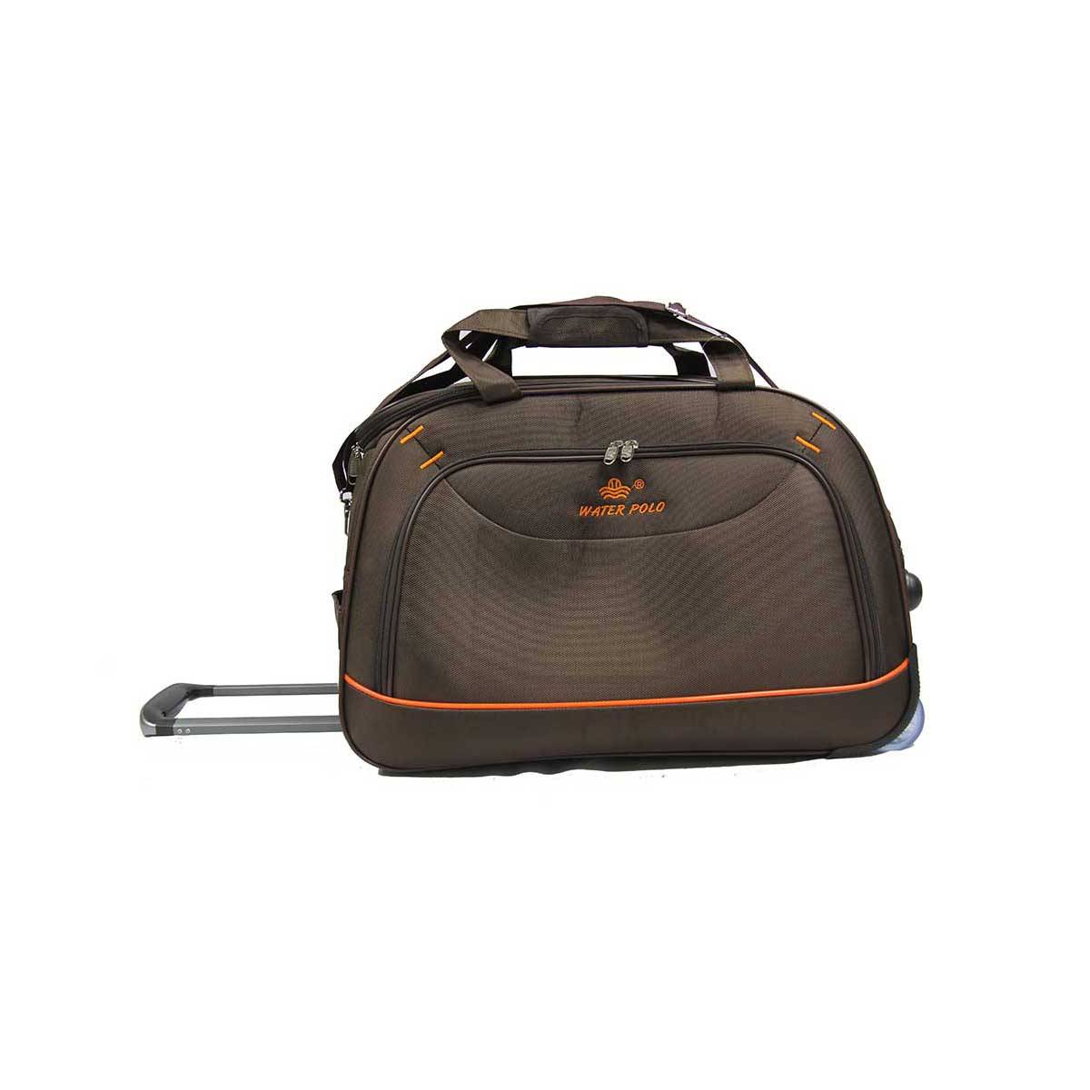 Cabin Odyssey Trolley Bag Duffel Bag with Wheels 19" Brown NTUC