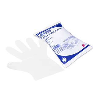 ASSURE Medical Disposables HDPE Plastic Glove Size L