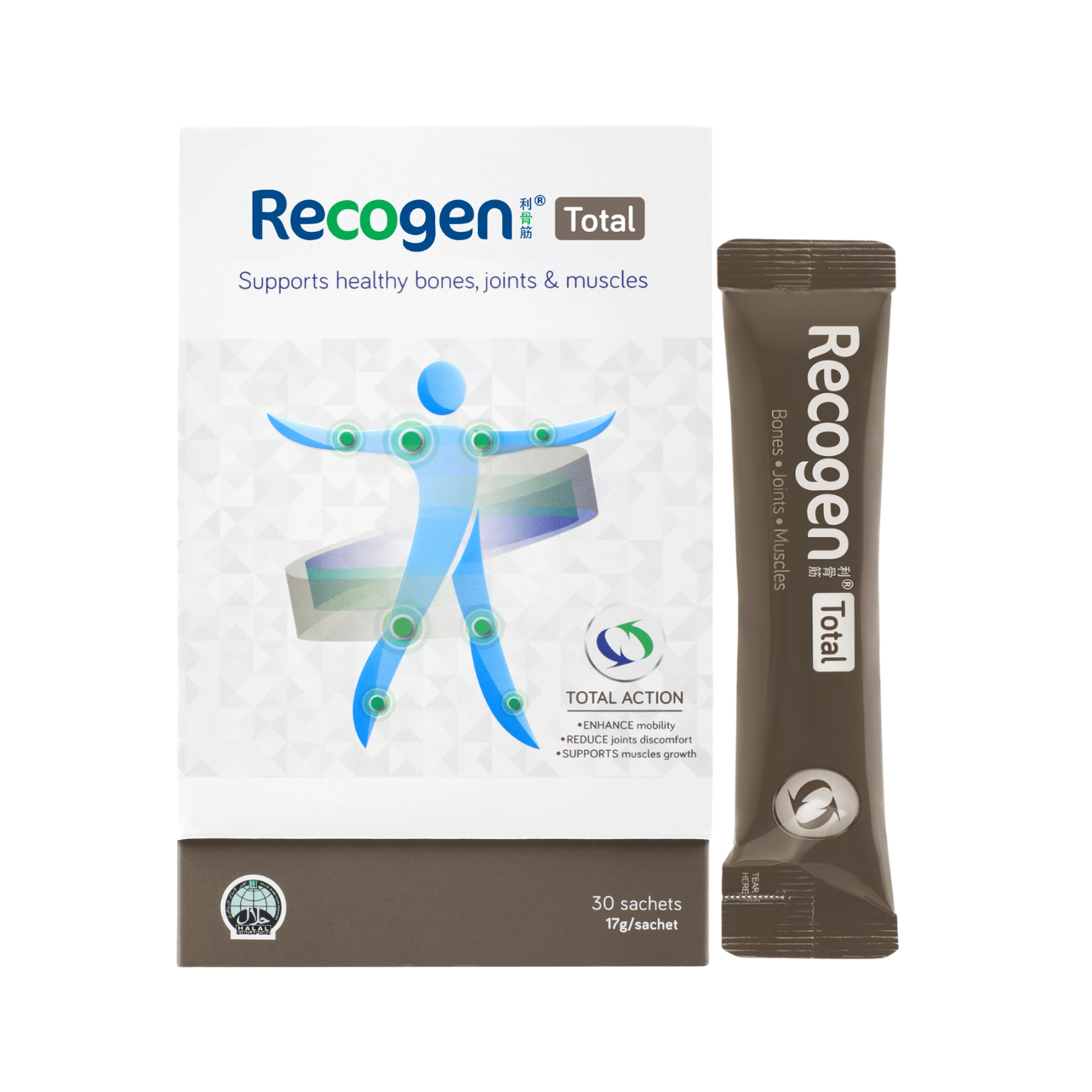 Recogen Total Collagen Powder - For Joints, Bones & Muscles