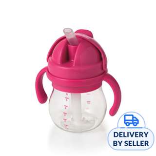 OXO Tot Grow Straw Cup with Removable Handles 6oz - Pink