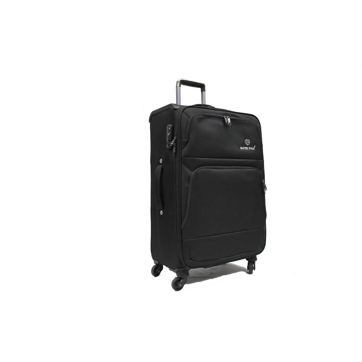 24" Ultralight Softside Expandable Luggage TSA Lock Black NTUC