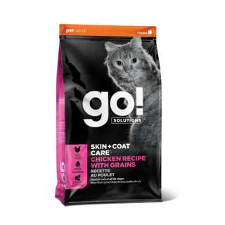 Go! Solutions Skin + Coat Care - Chicken With Grains Cat Food