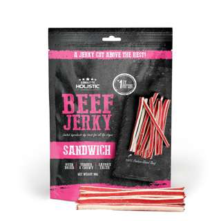 Absolute Holistic Jerky Ingredient Dog Treat - Beef Sandwich