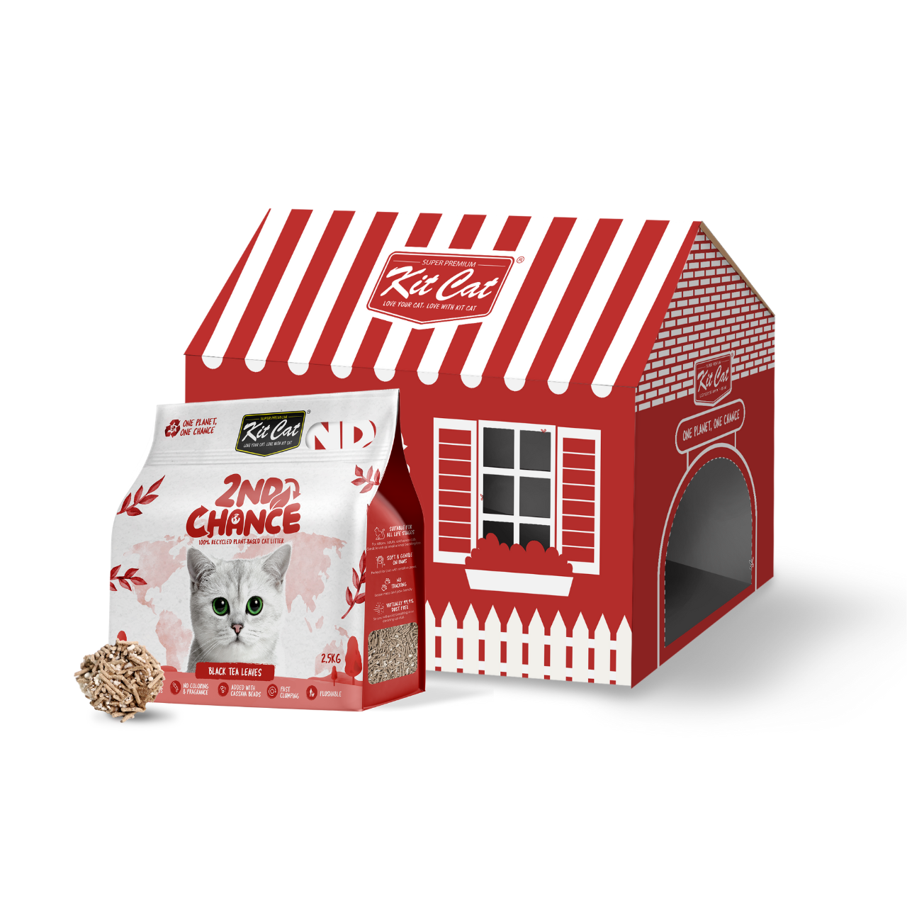 2nd Chance Plant-Based Cat Litter - Black Tea Leaves [CTN]